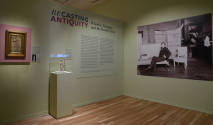 Installation image from "Recasting Antiquity: Whistler, Tanagra, and the Female Form", on view  ...