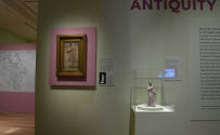 Installation image from "Recasting Antiquity: Whistler, Tanagra, and the Female Form", on view  ...