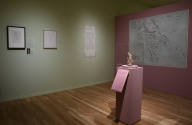 Installation image from "Recasting Antiquity: Whistler, Tanagra, and the Female Form", on view  ...