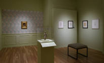 Installation image from "Recasting Antiquity: Whistler, Tanagra, and the Female Form", on view  ...