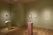 Installation image from "Recasting Antiquity: Whistler, Tanagra, and the Female Form", on view  ...