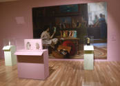 Installation image from "Recasting Antiquity: Whistler, Tanagra, and the Female Form", on view  ...