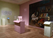 Installation image from "Recasting Antiquity: Whistler, Tanagra, and the Female Form", on view  ...