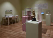 Installation image from "Recasting Antiquity: Whistler, Tanagra, and the Female Form", on view  ...