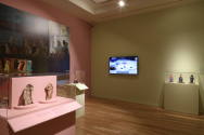 Installation image from "Recasting Antiquity: Whistler, Tanagra, and the Female Form", on view  ...