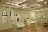 Installation image from "Recasting Antiquity: Whistler, Tanagra, and the Female Form", on view  ...