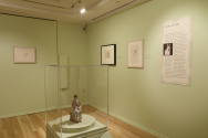 Installation image from "Recasting Antiquity: Whistler, Tanagra, and the Female Form", on view  ...