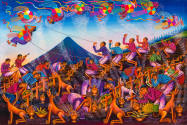 Diego Isaías Hernández Méndez, Guatemalan (Tz'utuhil Maya), born 1970
Vista de Perros del Día  ...