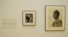 Installation photograph from "Together: Selections from the Cochran Collection of African Ameri ...