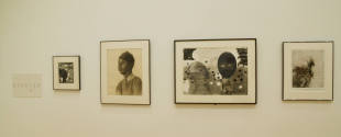 Installation photograph from "Together: Selections from the Cochran Collection of African Ameri ...