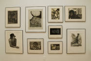 Installation photograph from "Together: Selections from the Cochran Collection of African Ameri ...