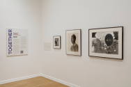 Installation photograph from "Together: Selections from the Cochran Collection of African Ameri ...