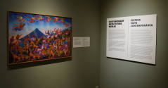 Installation image from "Contemporary Maya Picture Worlds", on view September 14 - December 15, ...