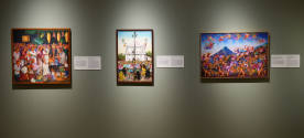 Installation image from "Contemporary Maya Picture Worlds", on view September 14 - December 15, ...