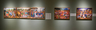 Installation image from "Contemporary Maya Picture Worlds", on view September 14 - December 15, ...