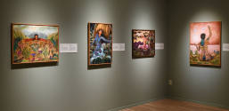 Installation image from "Contemporary Maya Picture Worlds", on view September 14 - December 15, ...