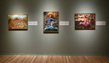 Installation image from "Contemporary Maya Picture Worlds", on view September 14 - December 15, ...