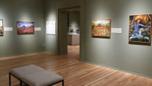 Installation image from "Contemporary Maya Picture Worlds", on view September 14 - December 15, ...