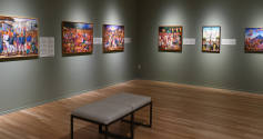 Installation image from "Contemporary Maya Picture Worlds", on view September 14 - December 15, ...