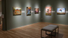 Installation image from "Contemporary Maya Picture Worlds", on view September 14 - December 15, ...