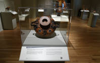 Installation photograph from "Picture Worlds: Greek, Maya, and Moche Pottery" on view September ...