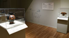 Installation photograph from "Picture Worlds: Greek, Maya, and Moche Pottery" on view September ...