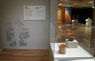 Installation photograph from "Picture Worlds: Greek, Maya, and Moche Pottery" on view September ...