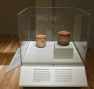 Installation photograph from "Picture Worlds: Greek, Maya, and Moche Pottery" on view September ...