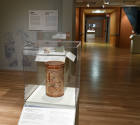 Installation photograph from "Picture Worlds: Greek, Maya, and Moche Pottery" on view September ...