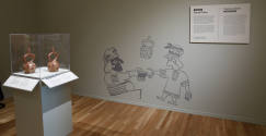 Installation photograph from "Picture Worlds: Greek, Maya, and Moche Pottery" on view September ...