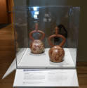 Installation photograph from "Picture Worlds: Greek, Maya, and Moche Pottery" on view September ...