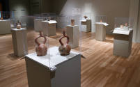 Installation photograph from "Picture Worlds: Greek, Maya, and Moche Pottery" on view September ...