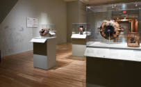 Installation photograph from "Picture Worlds: Greek, Maya, and Moche Pottery" on view September ...