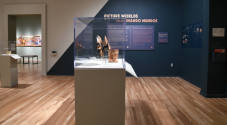 Installation photograph from "Picture Worlds: Greek, Maya, and Moche Pottery" on view September ...