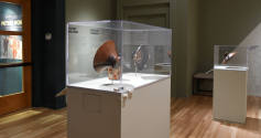 Installation photograph from "Picture Worlds: Greek, Maya, and Moche Pottery" on view September ...