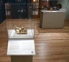 Installation photograph from "Picture Worlds: Greek, Maya, and Moche Pottery" on view September ...