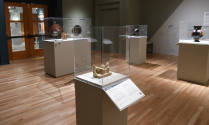 Installation photograph from "Picture Worlds: Greek, Maya, and Moche Pottery" on view September ...