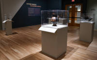 Installation photograph from "Picture Worlds: Greek, Maya, and Moche Pottery" on view September ...