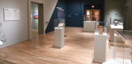 Installation photograph from "Picture Worlds: Greek, Maya, and Moche Pottery" on view September ...