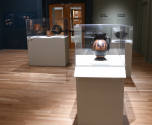 Installation photograph from "Picture Worlds: Greek, Maya, and Moche Pottery" on view September ...