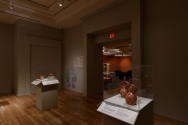 Installation photograph from "Picture Worlds: Greek, Maya, and Moche Pottery" on view September ...