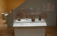 Installation photograph from "Picture Worlds: Greek, Maya, and Moche Pottery" on view September ...