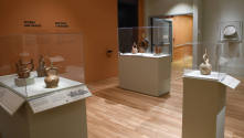 Installation photograph from "Picture Worlds: Greek, Maya, and Moche Pottery" on view September ...