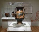 Installation photograph from "Picture Worlds: Greek, Maya, and Moche Pottery" on view September ...