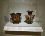 Installation photograph from "Picture Worlds: Greek, Maya, and Moche Pottery" on view September ...