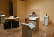 Installation photograph from "Picture Worlds: Greek, Maya, and Moche Pottery" on view September ...