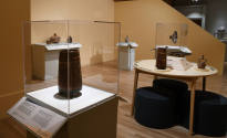 Installation photograph from "Picture Worlds: Greek, Maya, and Moche Pottery" on view September ...