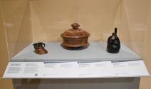 Installation photograph from "Picture Worlds: Greek, Maya, and Moche Pottery" on view September ...