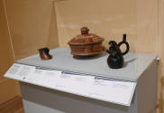 Installation photograph from "Picture Worlds: Greek, Maya, and Moche Pottery" on view September ...