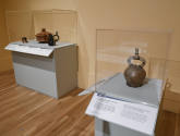 Installation photograph from "Picture Worlds: Greek, Maya, and Moche Pottery" on view September ...